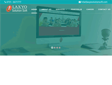 Tablet Screenshot of laxyosolutionsoft.com